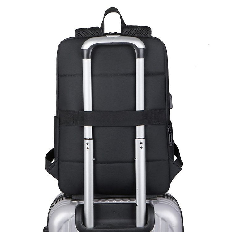 Waterproof breathable business backpack