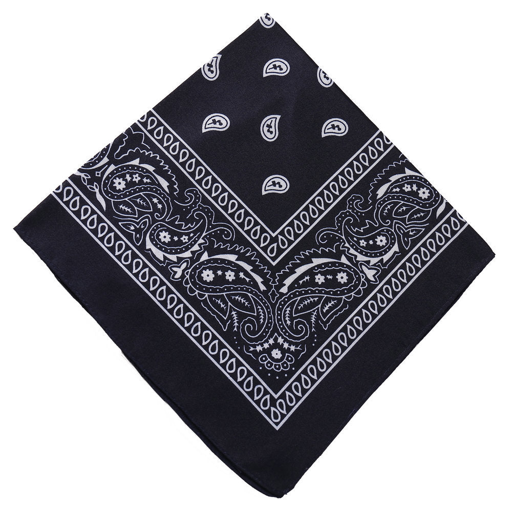 Pañuelo mágico para la cabeza con forma de bandana cuadrada con flores