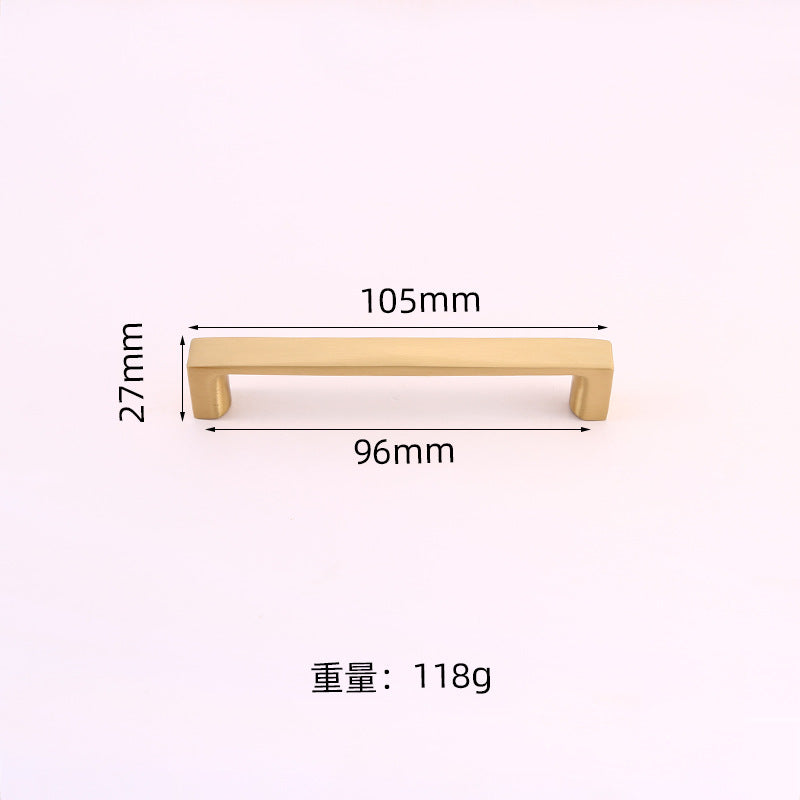 Simple wardrobe handle