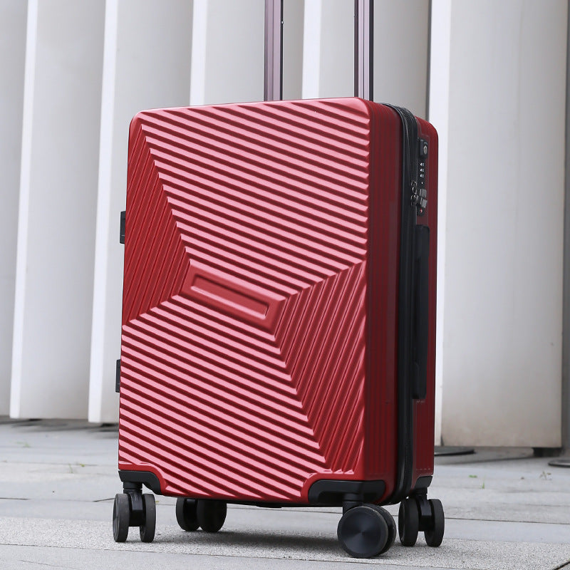 Silent universal wheel trolley case