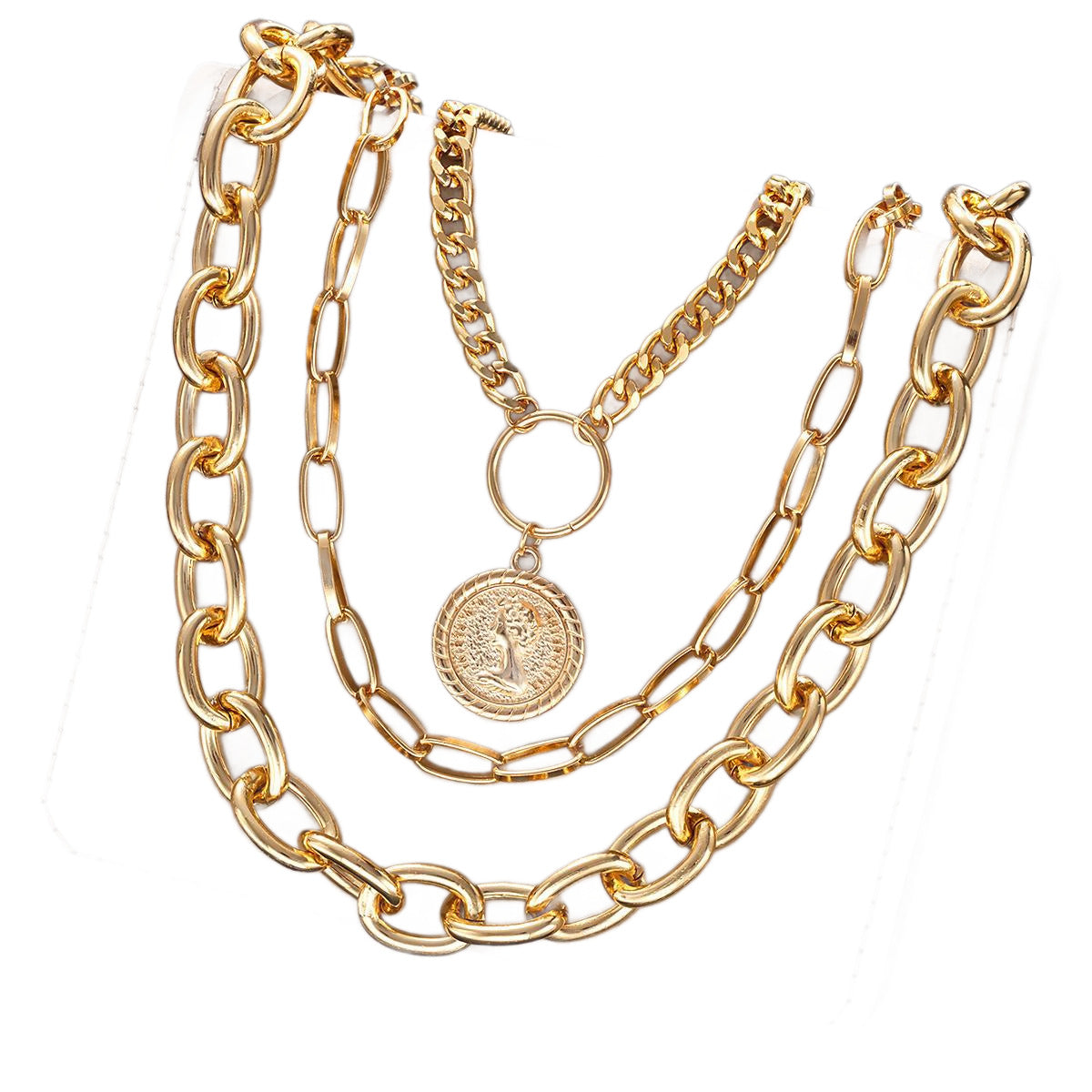 Multi-Layer Cuban Chain Necklace