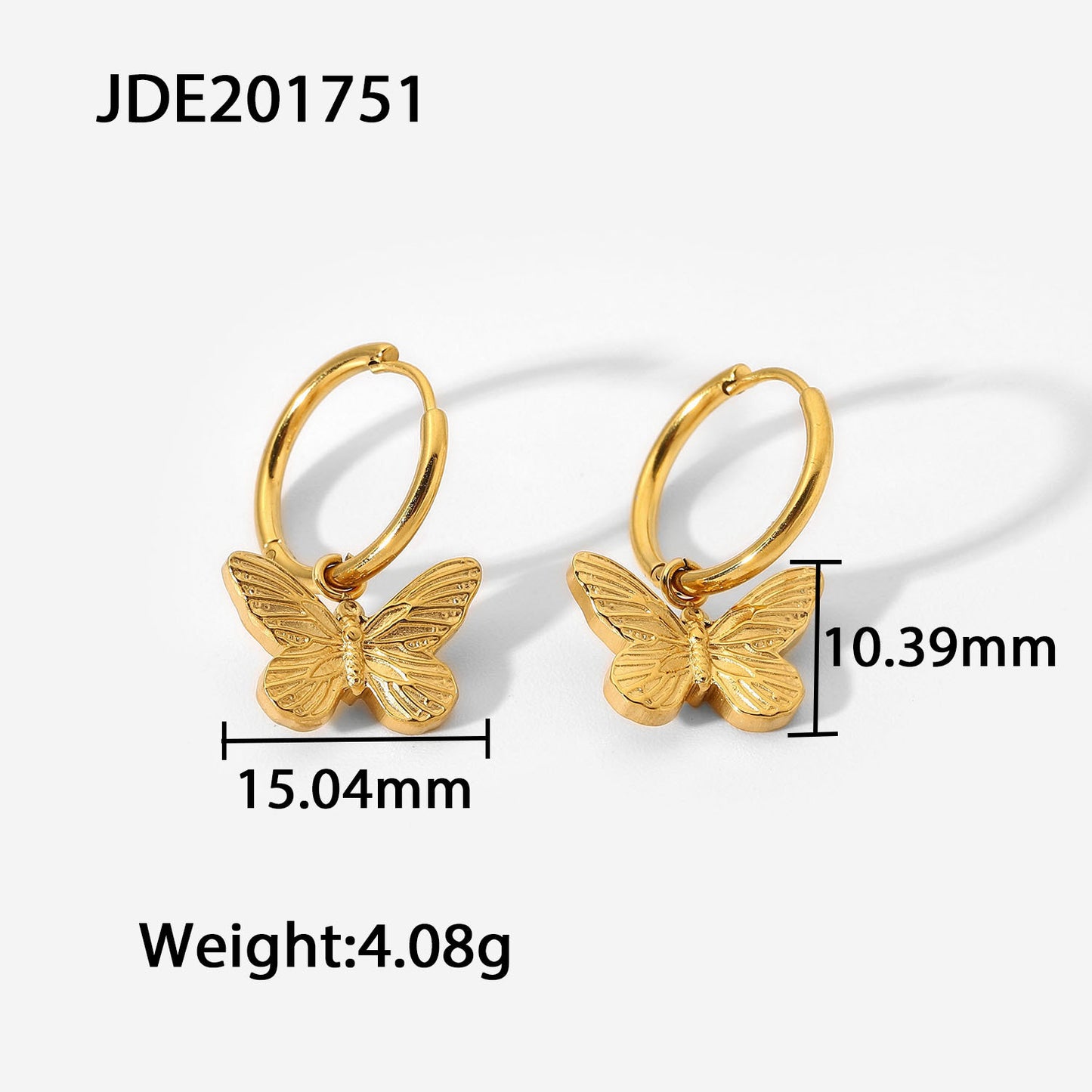 Vintage Butterfly Earrings