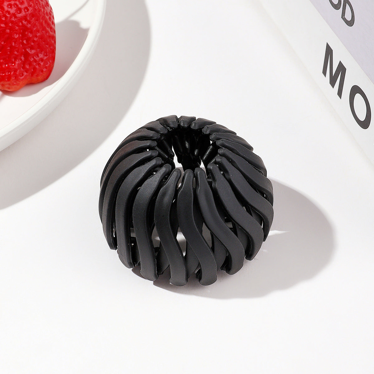 Korean nest hair ring claw clip