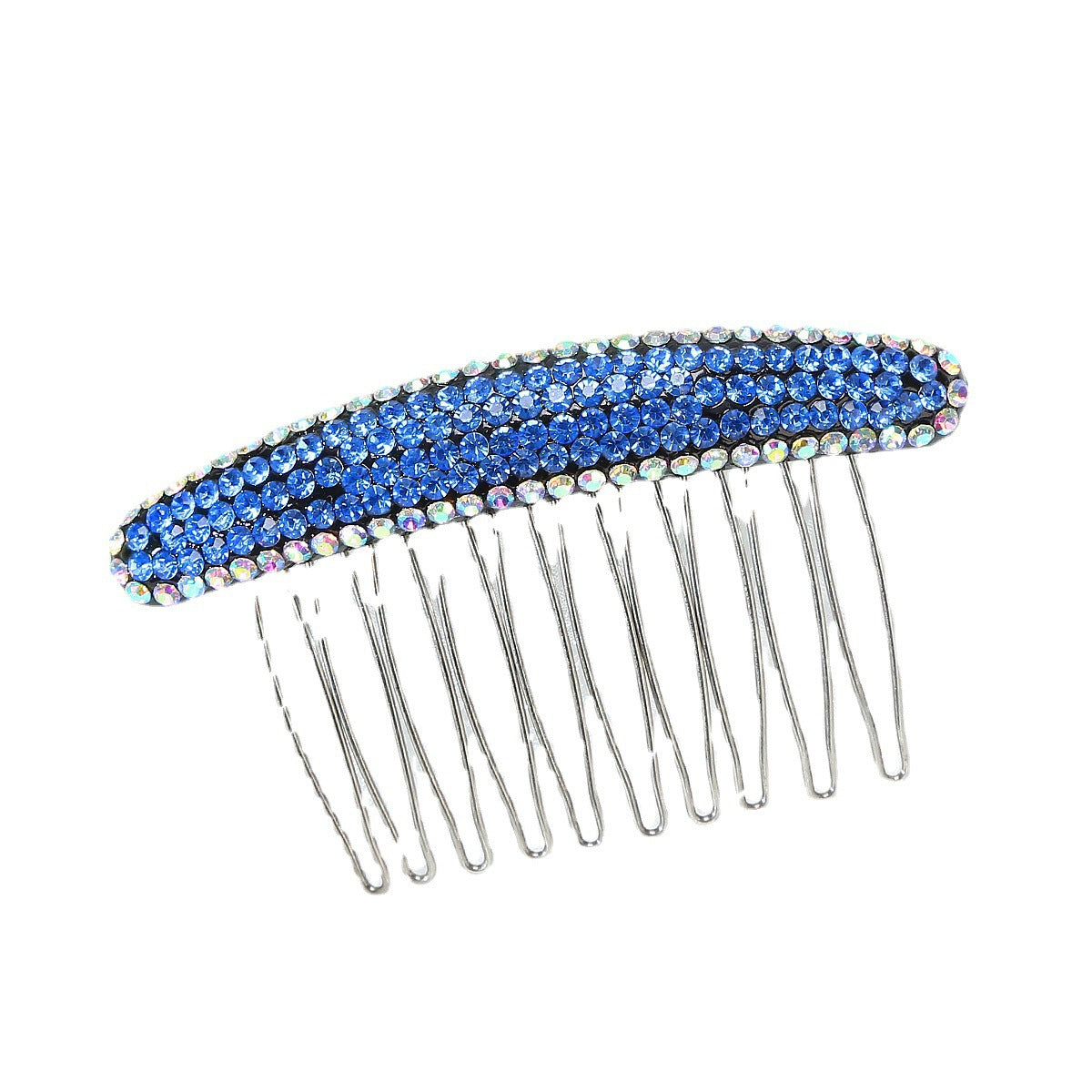 Acrylic rhinestone color pressure hair plug comb hairpin