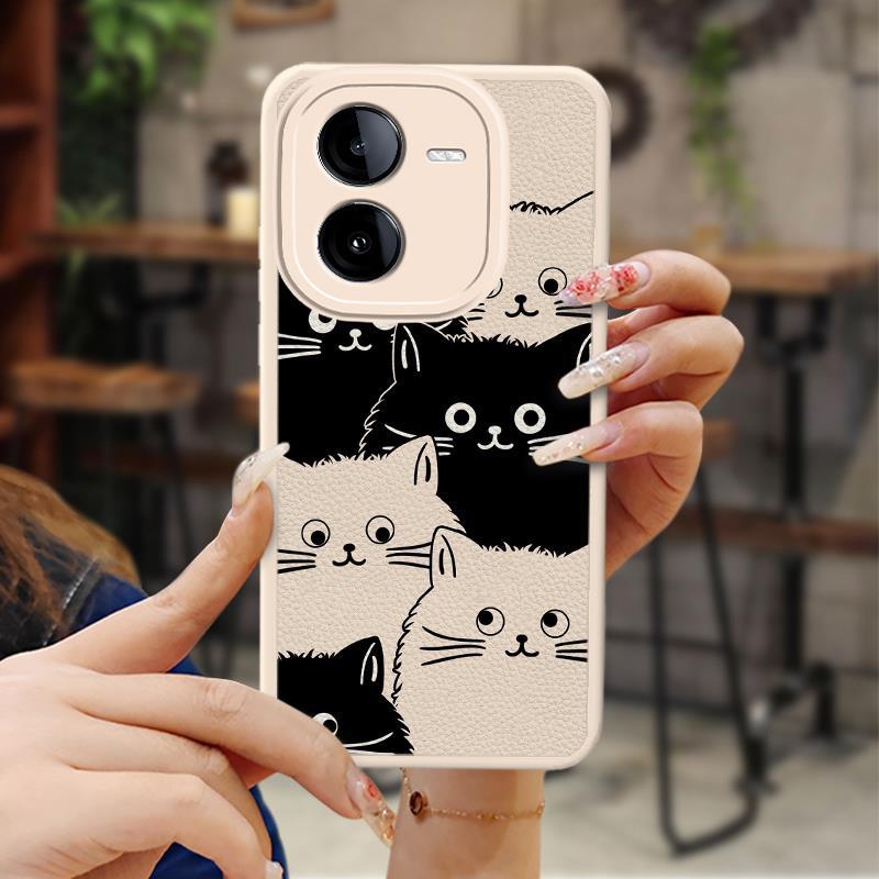 VIVO IQOO Z8X/Y78T/Y100i Silicone Youth Cute Case Luxury Solid Color Creative