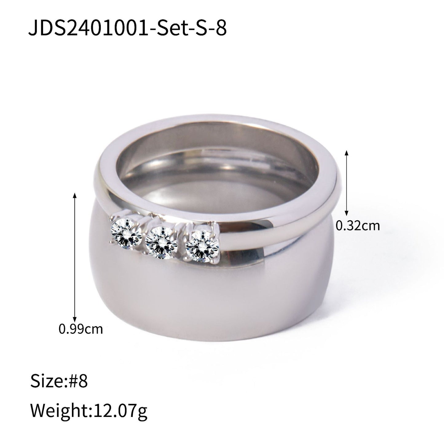 Juego de anillos en espiral simples