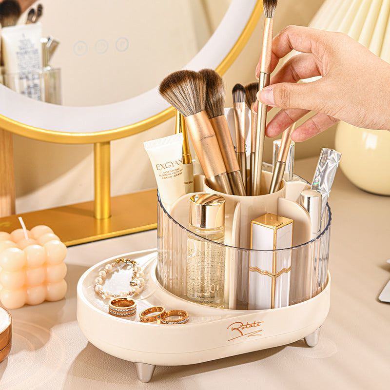 Rotating Makeup Brush Organizer