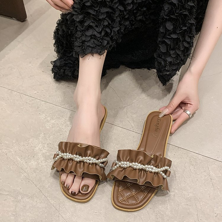 Rhinestone slippers