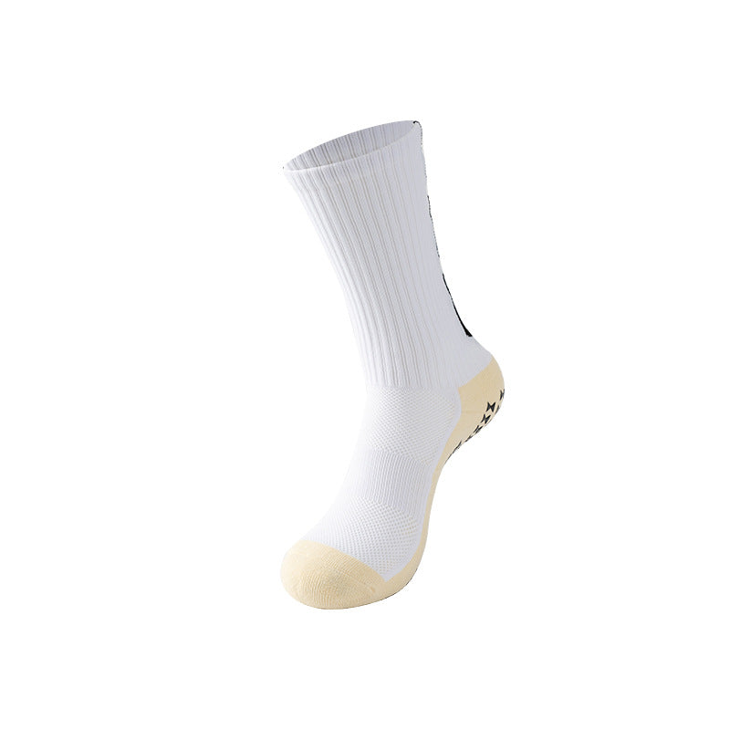 Student Mid-Calf Football Socks Gel-Point Anti-Slip