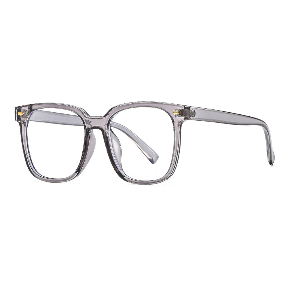 Gafas graduadas cuadradas con montura negra estilo retro