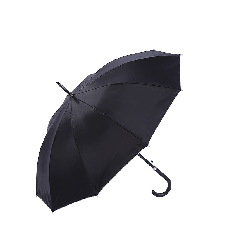 Business Long Handle Umbrella 16 Ribs Wooden