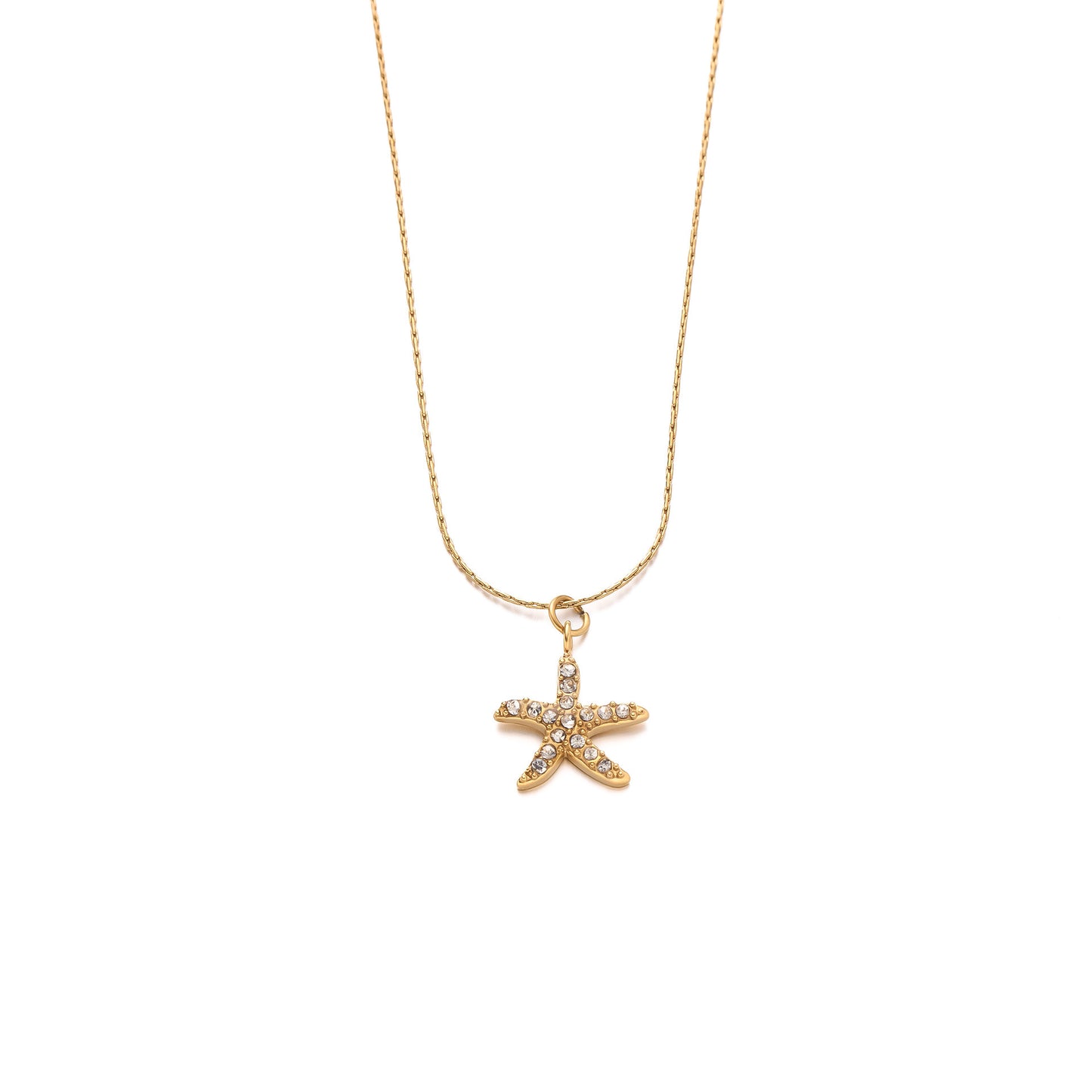 Stainless Steel Starfish Necklace