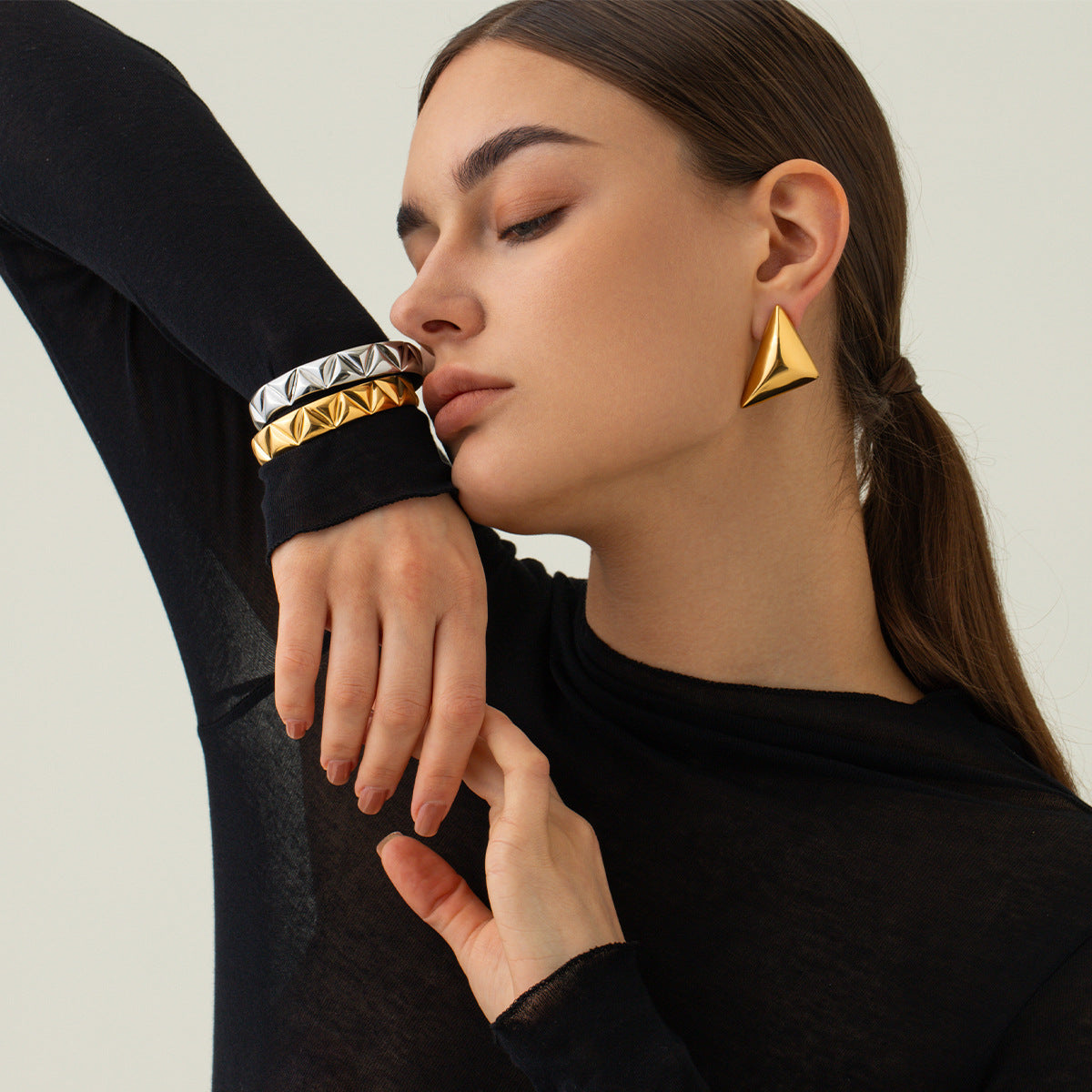 Triangle earrings