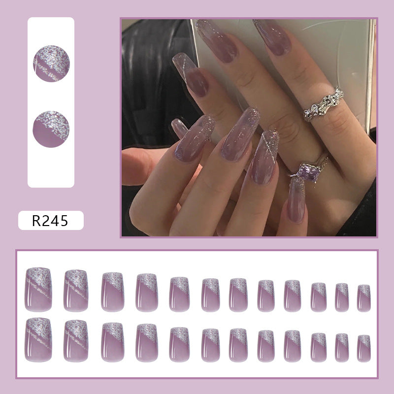 Pegatinas para uñas estilo ballet removibles