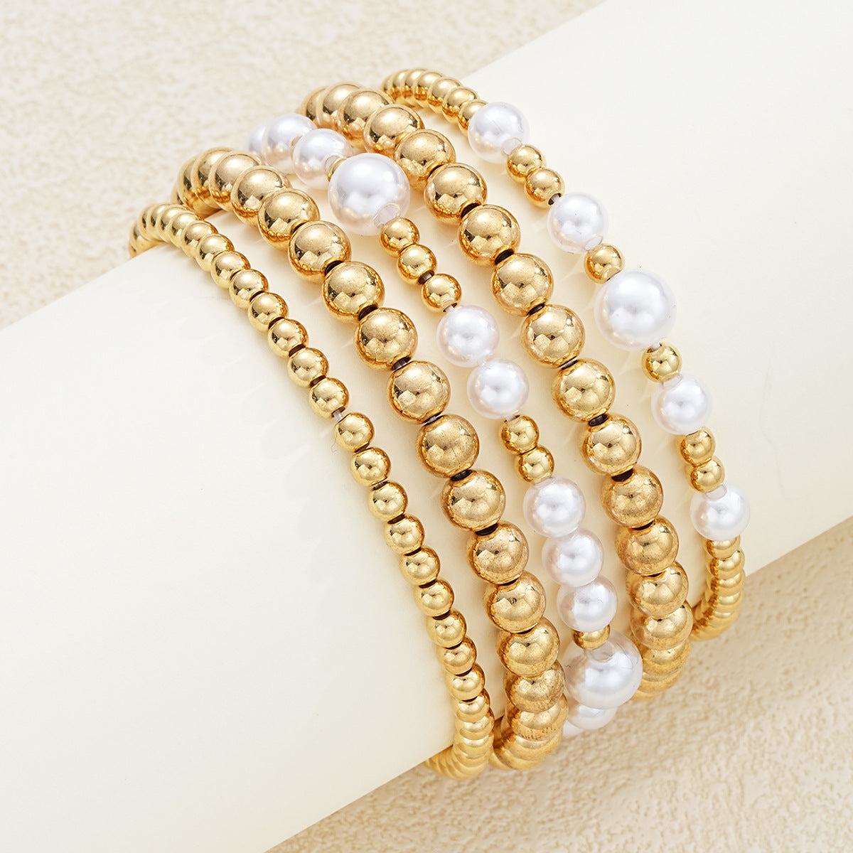 Beaded Stackable Bracelet Set