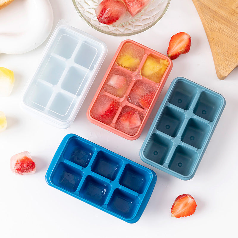 Silicone Ice Cube Tray with Lid