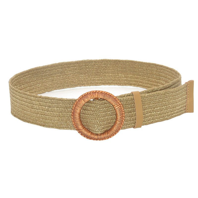 Non-porous round hole texture belt belt