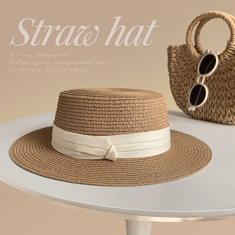 Sombrero de paja retro para el sol