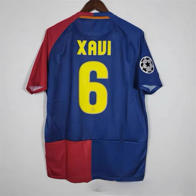 08-09 Barça 10 Messi Eto'o 14 Henry Xavi Iniesta Camiseta retro local/visitante