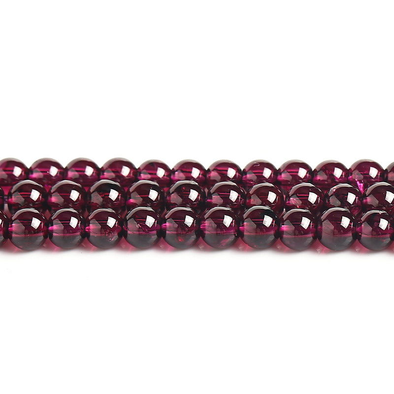 Purple tooth black garnet loose beads