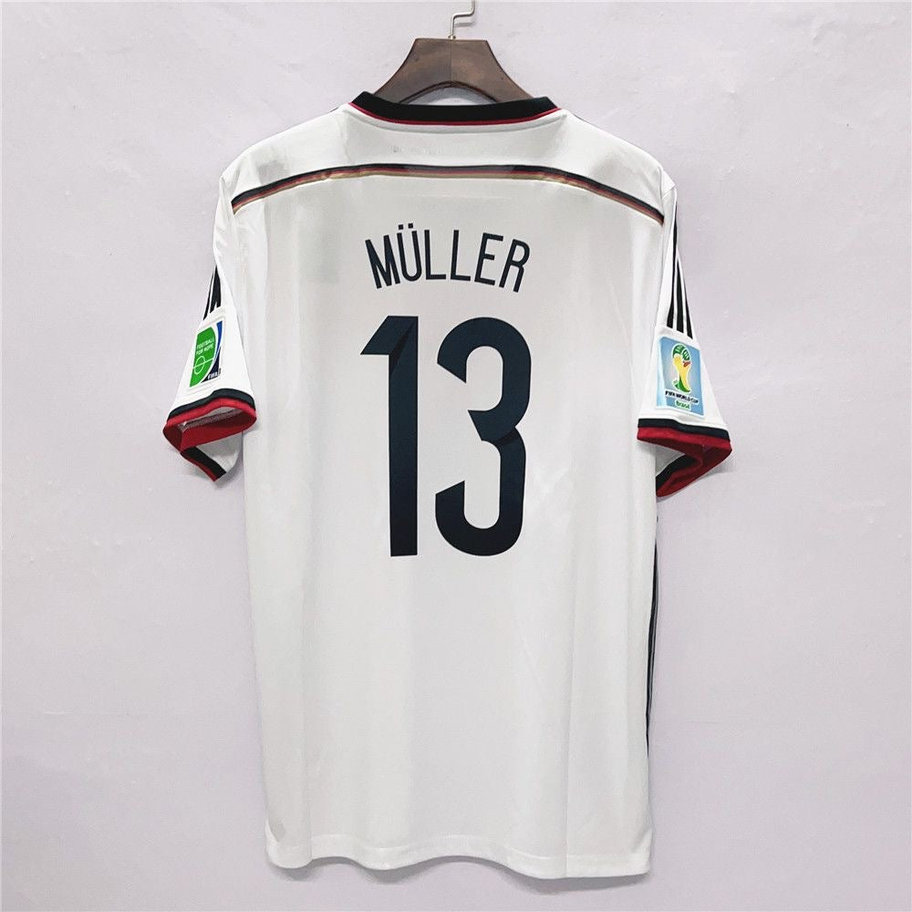 Retro 2014 Alemania Inicio Götze 13 Möller 11 Kroos Reus Clásico Retro
