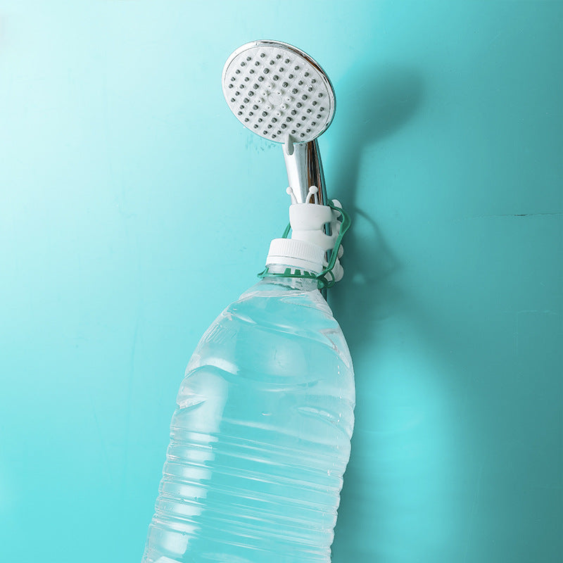 Shower suction cup holder silicone no-punch nozzle holder