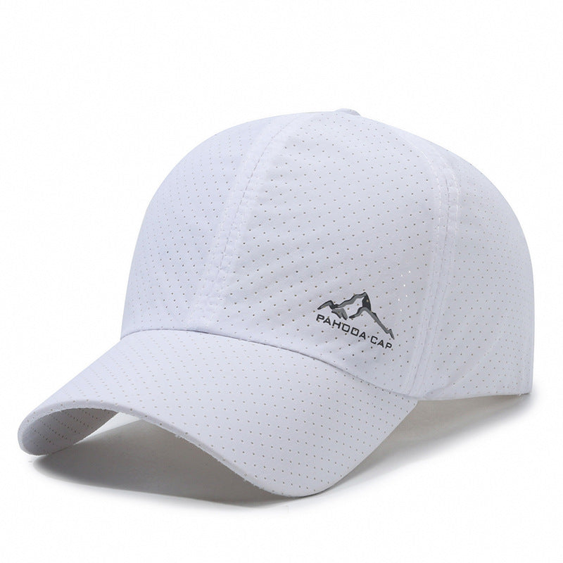 Gorra de béisbol con protección solar de malla transpirable y de secado rápido