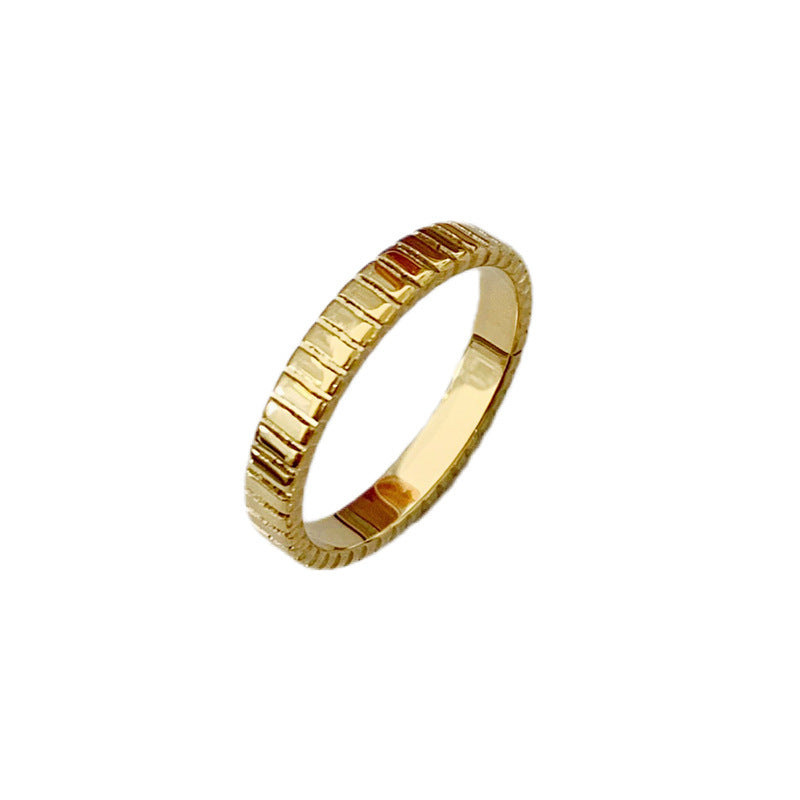 Women's 18K Gold-Plated Minimalist Fashion Ring
