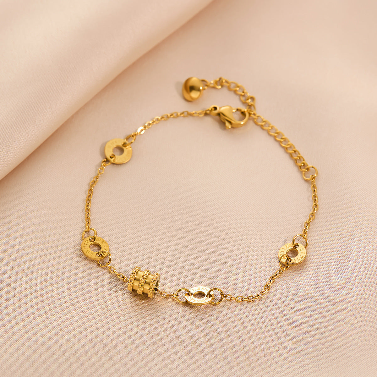 Versatile titanium steel bracelet