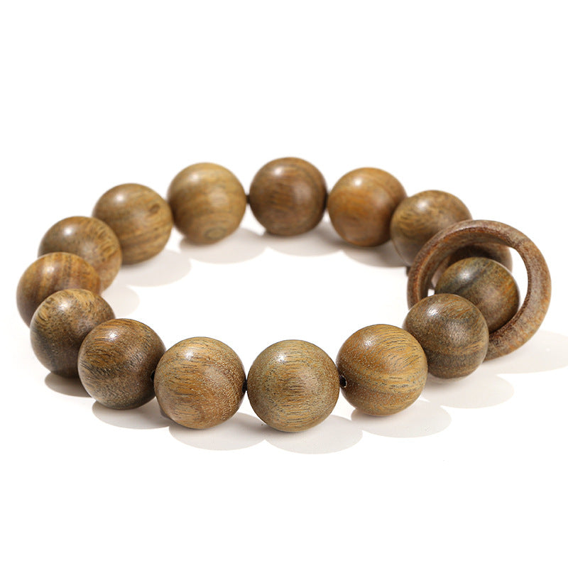 Pulsera de anillo de running de sándalo verde.