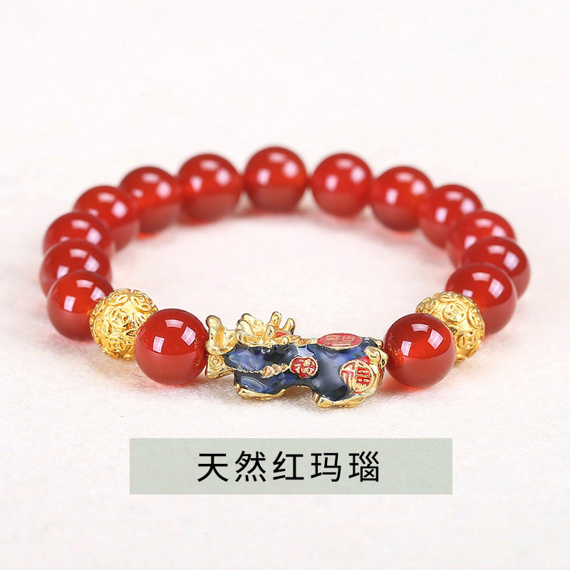 Temperature-changing color Pixiu bracelet