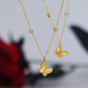 Versatile zircon pendant necklace