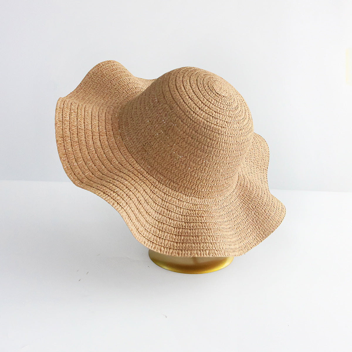 Bulk DIY Flat-Brim Straw Hat Summer