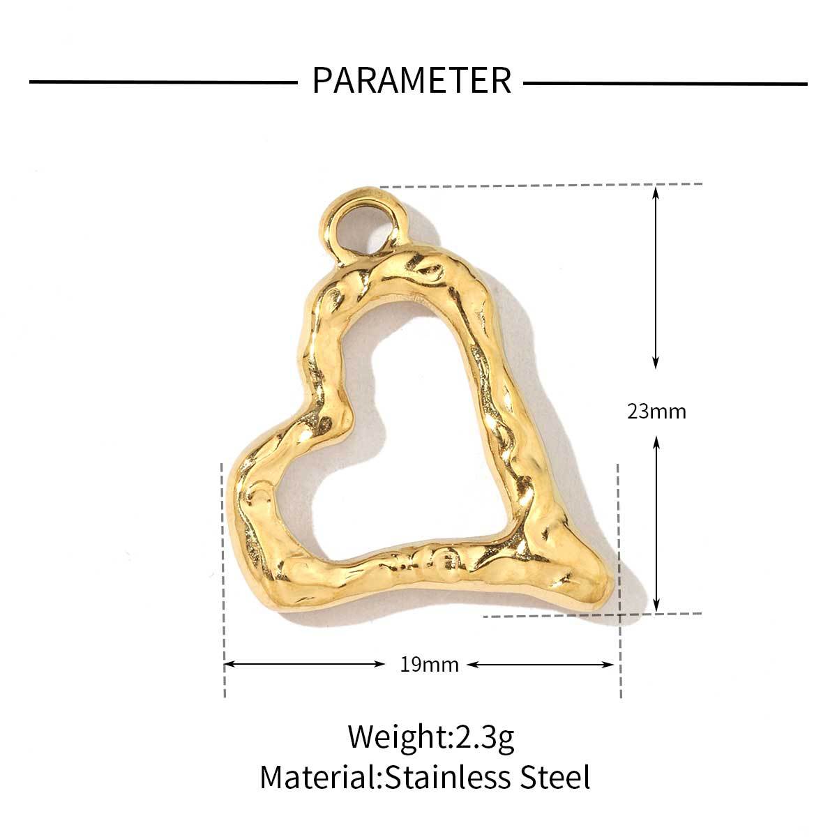 French bow cross titanium steel necklace pendant