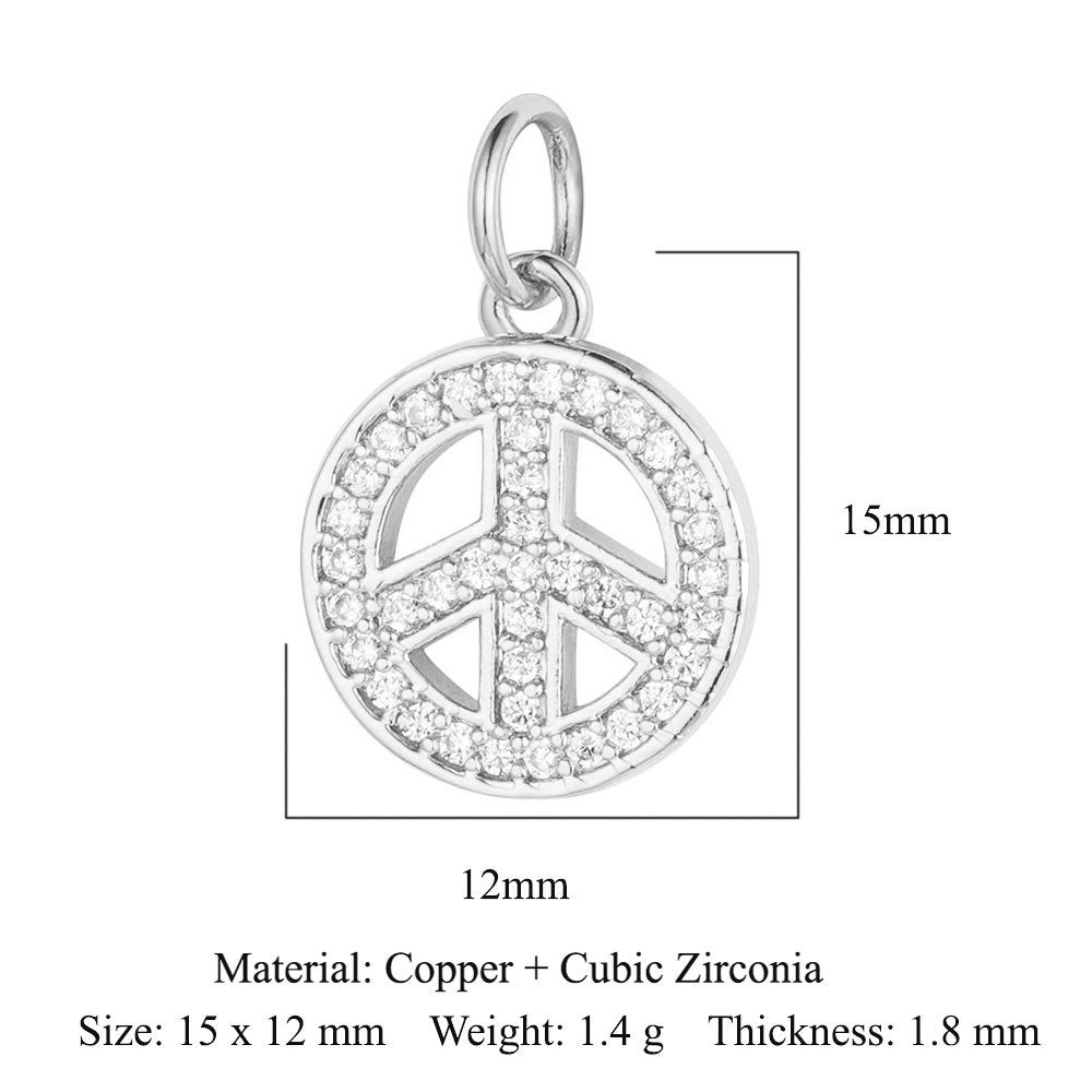 Virgin of the Cross Copper Zircon Shell Necklace Bracelet Pendant