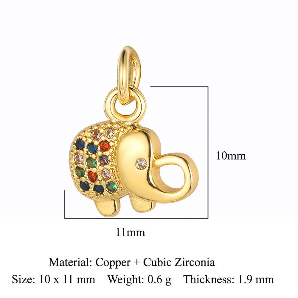 Star Tree of Life Horseshoe Iron Copper Zircon Pendant