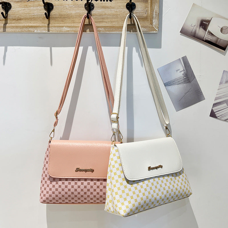Printed small square bag