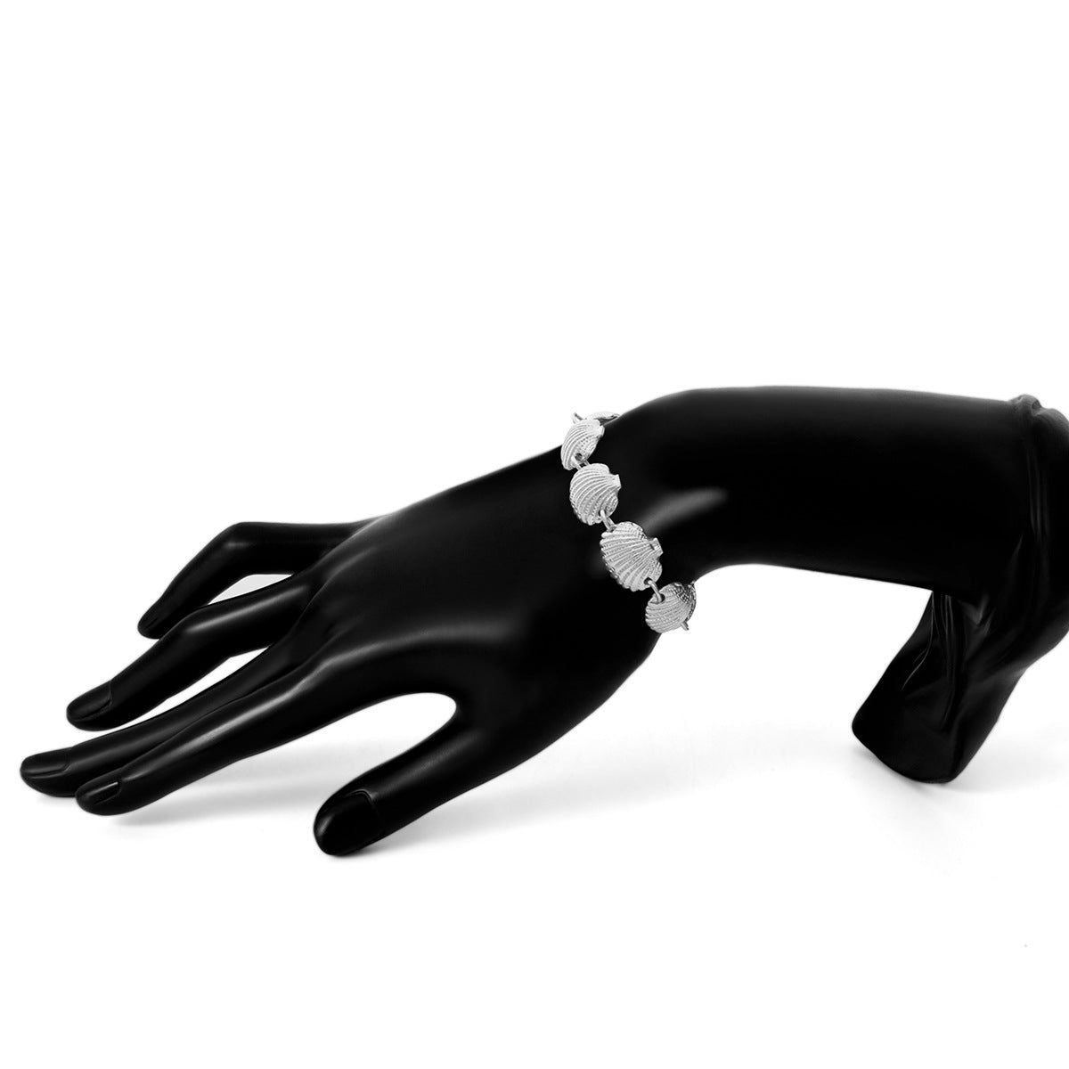 Pulsera de concha de vieira para mujer