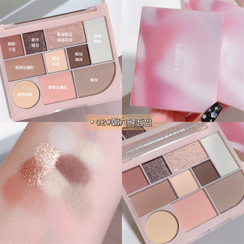 Paleta de sombras de ojos de 10 colores