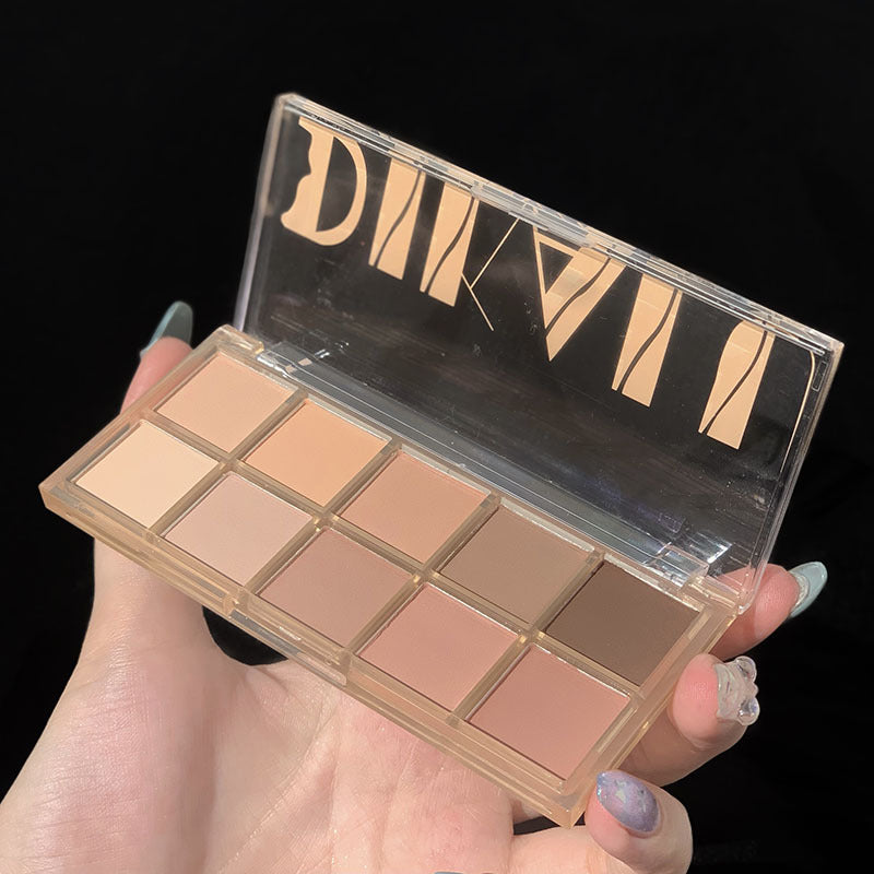 Paleta de sombras de ojos de 10 colores