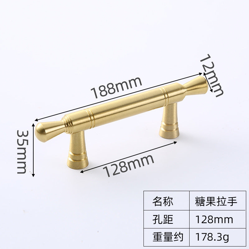 French extended copper handle