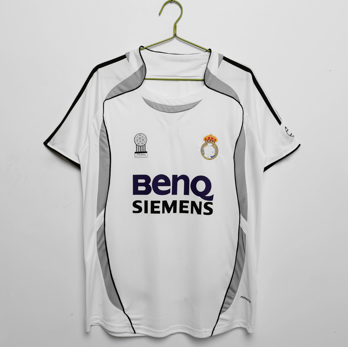 06-07 Real Madrid Retro Local Visitante Ronaldo Beckham Ra¨²l Guti Jersey