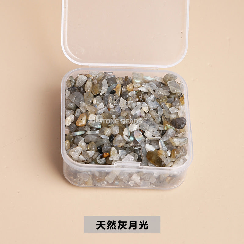 Caja de grava no porosa de cristal en polvo