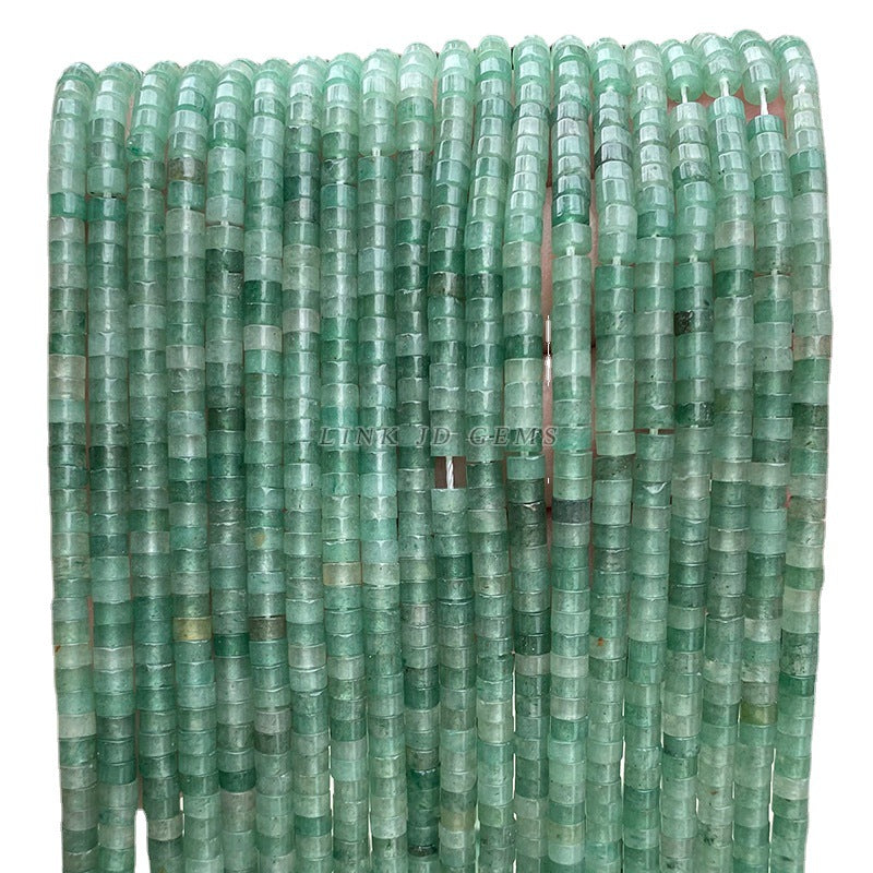 2 * 4m natural green Dongling jade septum