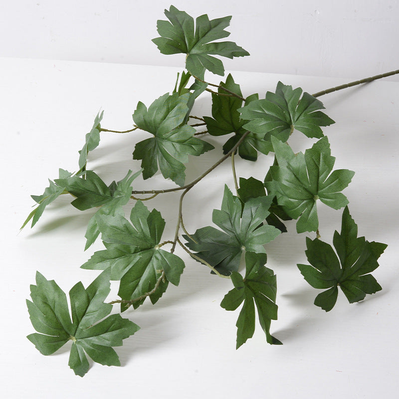 Simulation of golden leaf garden landscaping