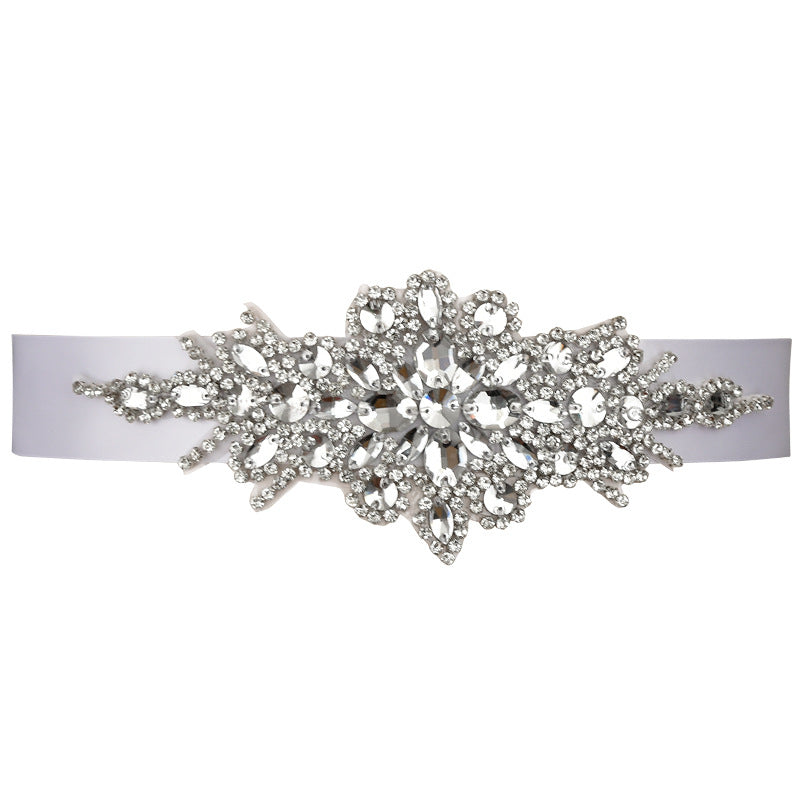 Rhinestone Decal Pearl Belt