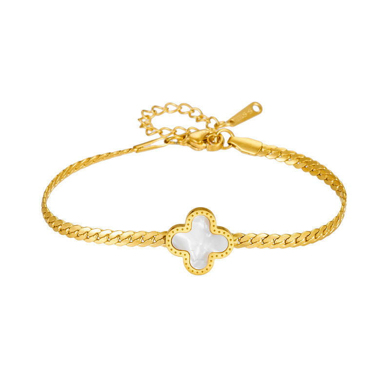 Titanium steel French retro bracelet geometry