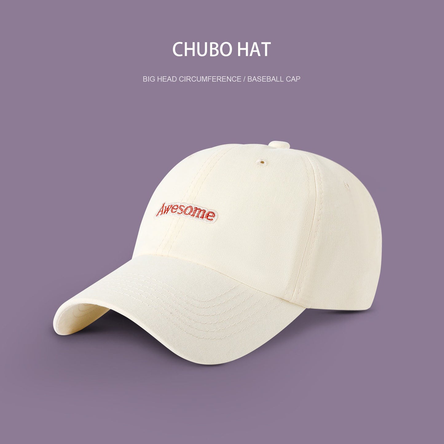 Gorra de pico de pato con ala extragrande