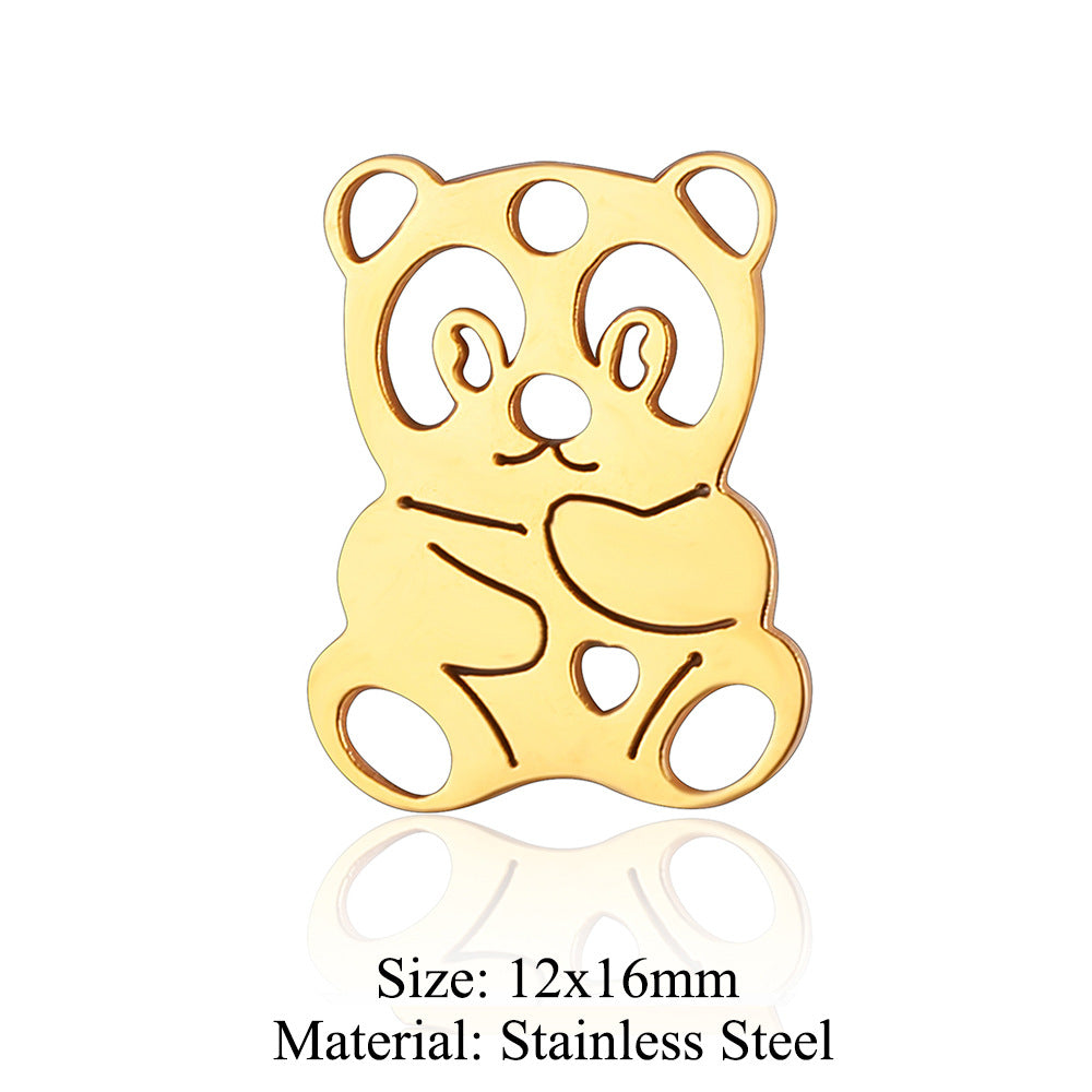 5 pcs/titanium steel pendant Seagull Mouse Koala Panda