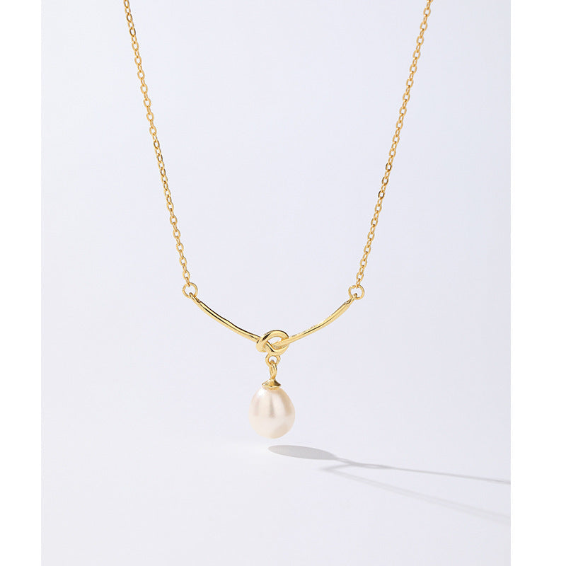 Pearl necklace women's versatile